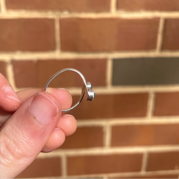 Green turquoise sterling silver ring - Picture 6 of 6